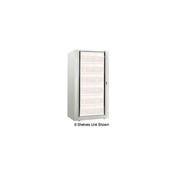 Datum Filing Systems Rotary File Cabinet Components, Base Starter Unit, Legal, 5-High, Bone White - XSLG-S5E-T15