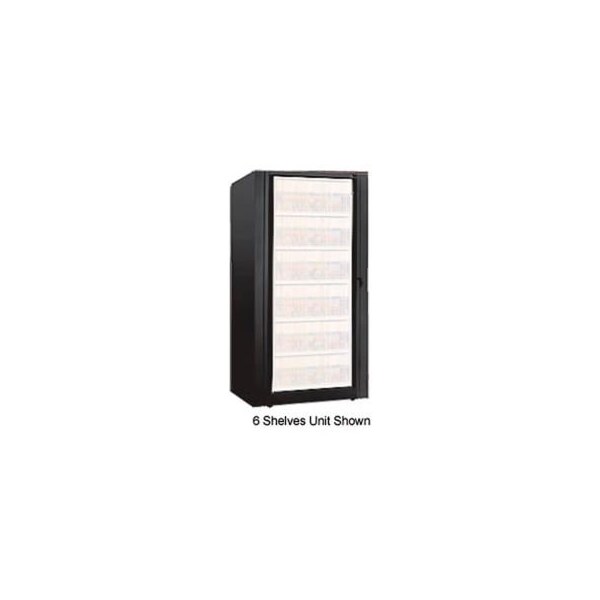 Datum Filing Systems Rotary File Cabinet Components, Base Starter Unit, Legal, 3-High, Black - XSLG-S3E-T25