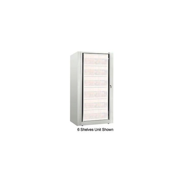 Datum Filing Systems Rotary File Cabinet Components, Base Starter Unit, Letter, 5-High, Bone White - XSLT-S5E-T15