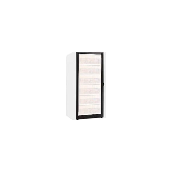 Datum Filing Systems Rotary File Cabinet Components, Base Adder Unit, Letter, 6-High, Black - XSLT-A6E-T25