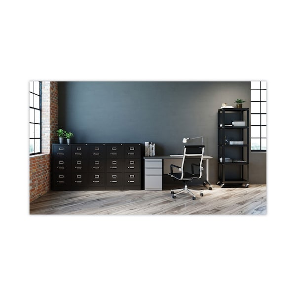 Hirsh Industries 15 in W 3 Drawer File Cabinets, Black, Letter - HVF1541BL