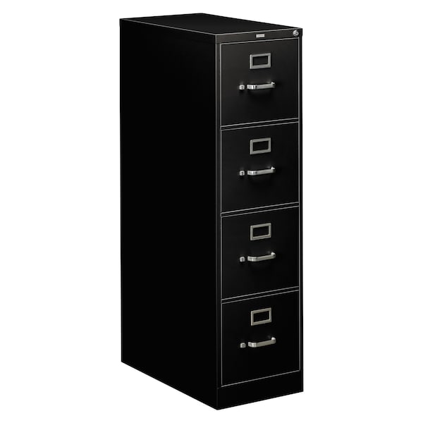 Hon 15 in W 4 Drawer Four-Drawer, Full-Suspension File, Letter, Black, Letter - H314.P.P