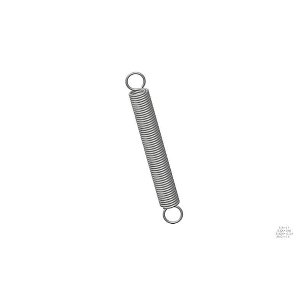 Approved Vendor Extension Spring, O=1.000, L= 8.00, W= .115 - G609968197