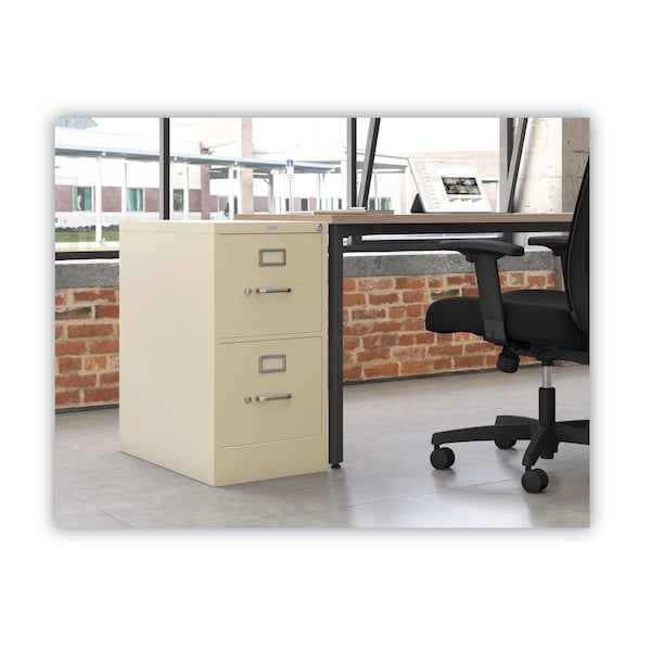 Hon 15" W 2 Drawer File Cabinet, Putty, Letter - H512.P.L