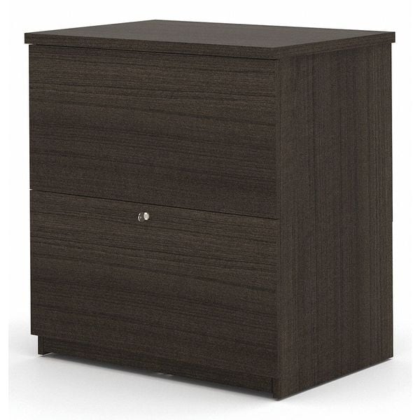 Bestar 28.40" W Lateral File, Dark Chocolate, Dark Chocolate - 65635-2179