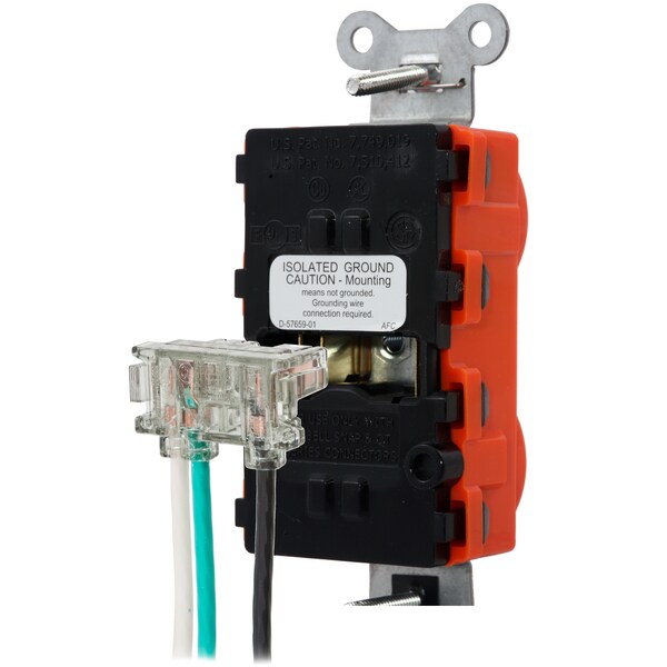Hubbell Wiring Device-Kellems SnapConnect Receptacles SNAP5362IGL - SNAP5362IGL
