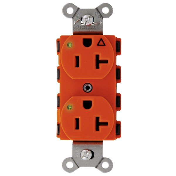 Hubbell Wiring Device-Kellems SnapConnect Receptacles SNAP5362IGL - SNAP5362IGL