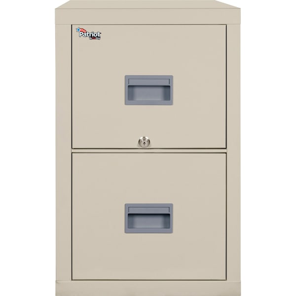 Fireking 17-3/4" W 2 Drawer File Cabinet, Parchment, Legal/Letter - 2P1825-CPA