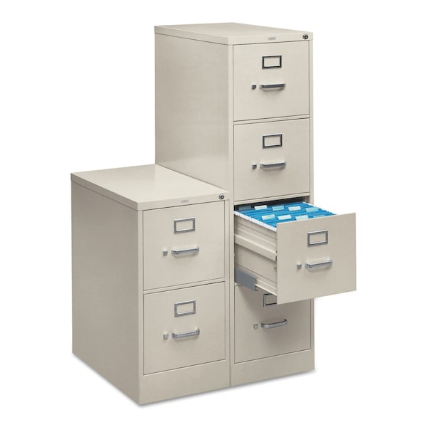 Hon 18-1/4" W 4 Drawer File Cabinet, Light Gray, Legal - H514C.P.Q