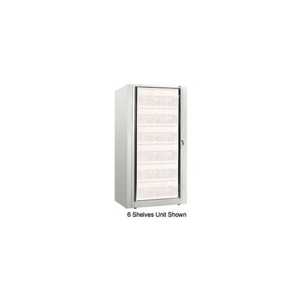 Datum Filing Systems Rotary File Cabinet Components, Base Starter Unit, Letter, 7-High, Bone White - XSLT-S7E-T15