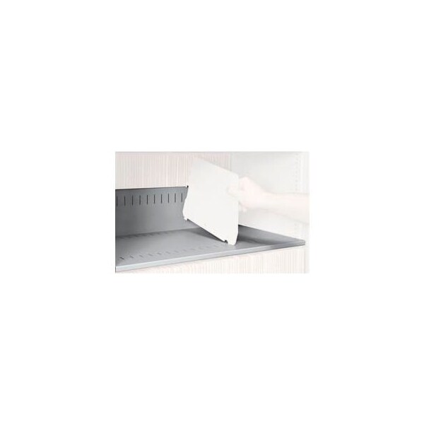 Datum Filing Systems Rotary File Cabinet Components, Slotted Shelf, Legal Depth, Light Gray - XSLG-T47