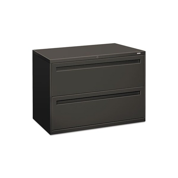 Hon HON, 700 SERIES TWO-DRAWER LATERAL FILE, 42W X 18D X 28H, CHARCOAL - 792LS