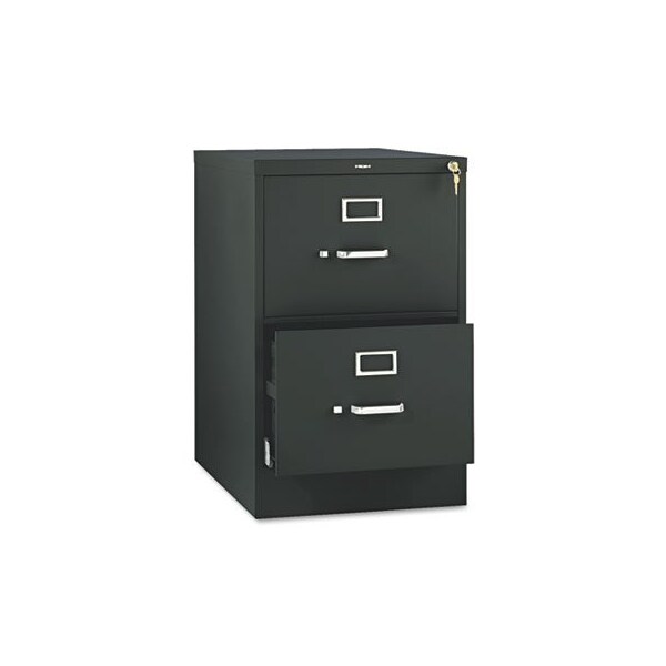 Hon HON, 510 SERIES TWO-DRAWER FULL-SUSPENSION FILE, LEGAL, 18.25W X 25D X 29H, BLACK - 512CPP