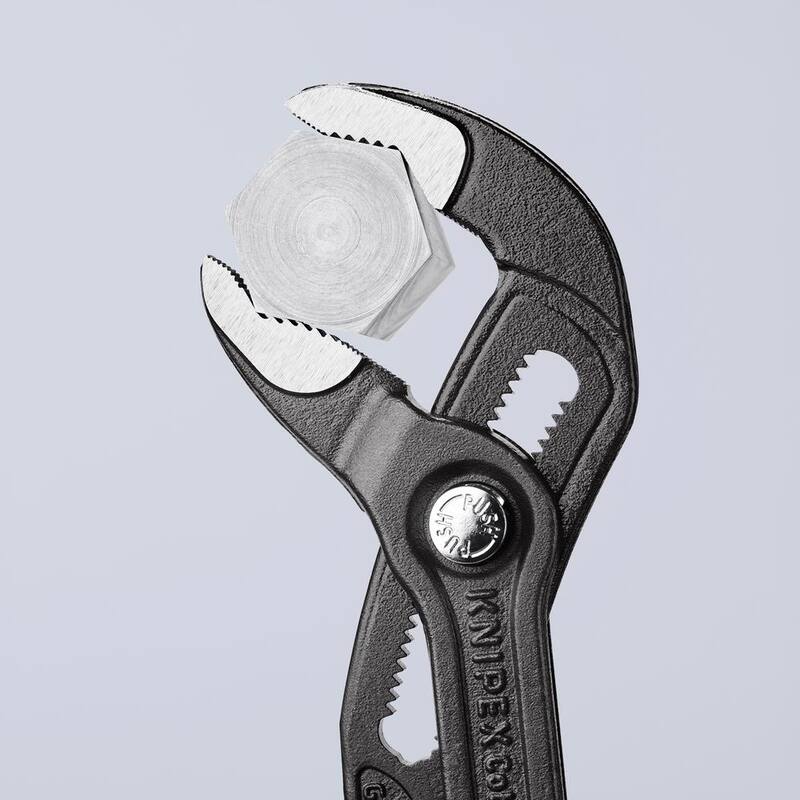 KNIPEX Cobra Series 10 in. Spring Loaded Water Pump Pliers - 87 11 250