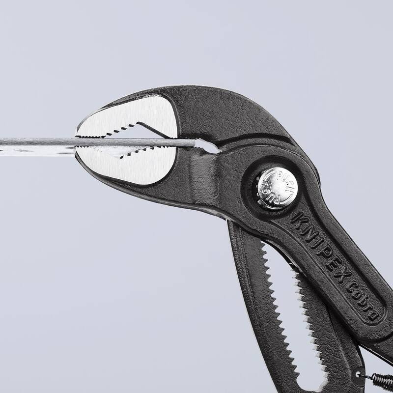 KNIPEX Cobra Series 10 in. Spring Loaded Water Pump Pliers - 87 11 250