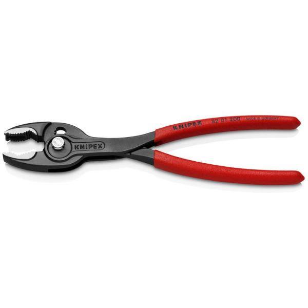 KNIPEX 8 in. TwinGrip Slip Joint Pliers - 82 01 200