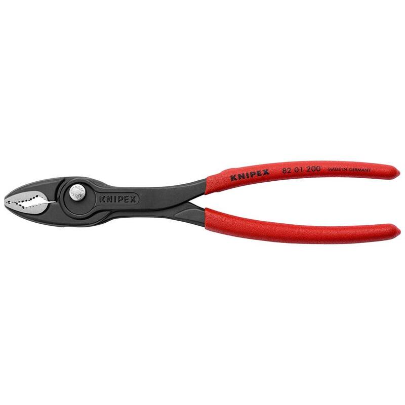 KNIPEX 8 in. TwinGrip Slip Joint Pliers - 82 01 200