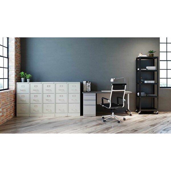 Hirsh 15 in W 3 Drawer Vertical File Cabinet, Light Gray - 24857