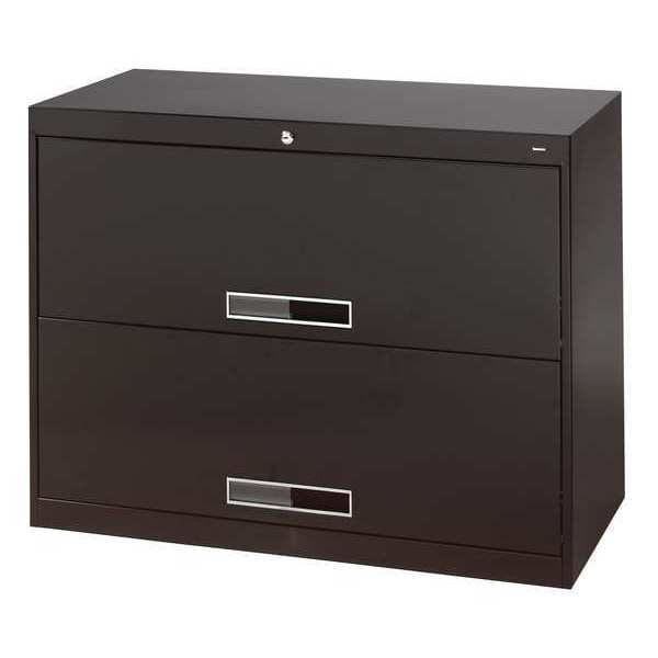 Tennsco 42 in W 3 Drawer Lateral File Cabinet, Light Gray - LPL4236L30 LGHT GREY