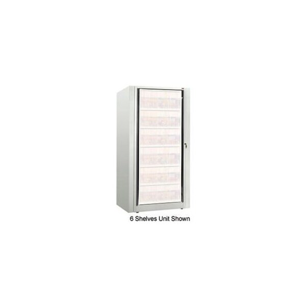 Datum Filing Systems Rotary File Cabinet Components, Base Starter Unit, Letter, 3-High, Bone White - XSLT-S3E-T15