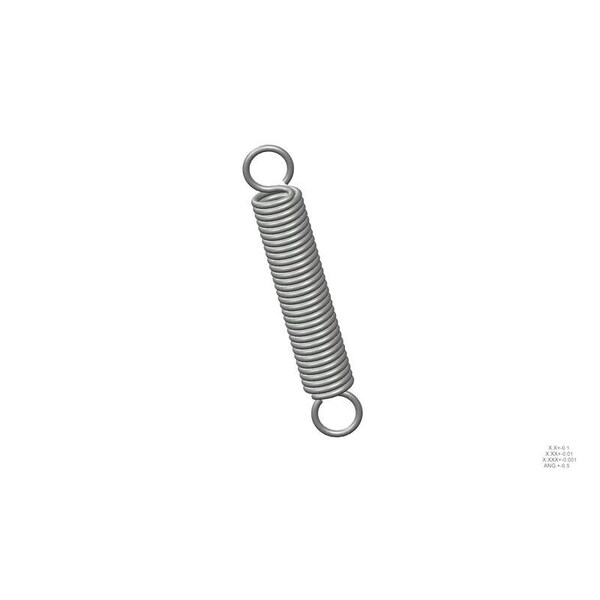 Approved Vendor Extension Spring, O=1.000, L= 6.00, W= .135 - G509968631