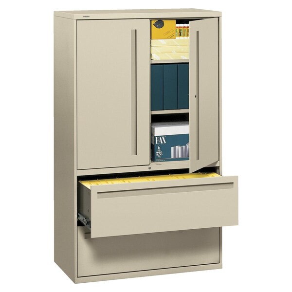 Hon Lateral File Cabinet - Putty, 42 X 19.25 X 67 In. - 1080709