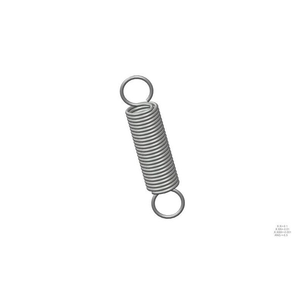 Approved Vendor Extension Spring, O=1.000, L= 4.50, W= .105 - G709968127