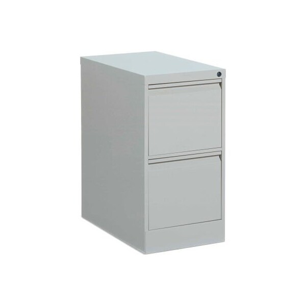 Gec Global 1900 Series Freestanding File/File Pedestal 15"W x 22-5/8"D x 27-5/8"H Light Grey - 19FP23FF-LGR