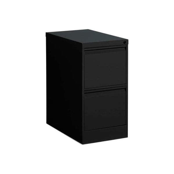 Gec Global 1900 Series Freestanding File/File Pedestal 15"W x 22-5/8"D x 27-5/8"H Black - 19FP23FF-BLK