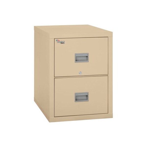 Fire King Fireking Fireproof 2 Drawer Vertical File Cabinet Letter 17-3/4"Wx31-9/16"Dx27-3/4"H Parchment - 2P1831-CPA