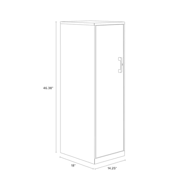 Space Solutions 14.25 in W SOHO Storage Cabinets, Charcoal - 22600