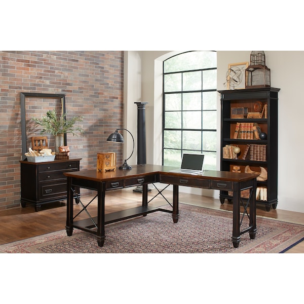 Hartford Hartford File Cabinet in Two Tone Distressed Black - IMHF450