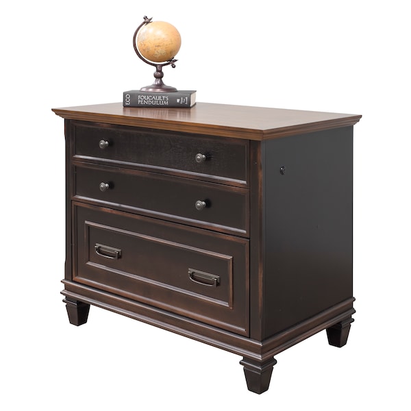 Hartford Hartford File Cabinet in Two Tone Distressed Black - IMHF450