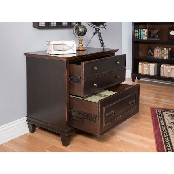 Hartford Hartford File Cabinet in Two Tone Distressed Black - IMHF450