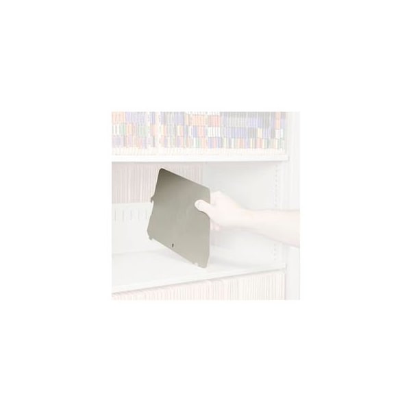 Datum Filing Systems Rotary File Cabinet Components, 5 Pack of Letter/Legal File Dividers, Bone White - FDL5-T15