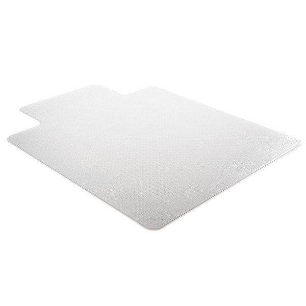 Deflecto Chair Mat, Traditional Lip, Clear, 46"x60" - CM14433FGR