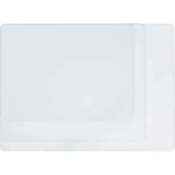 Lorell Tempered Glass Chairmat, 36" L x 46" W - 82833