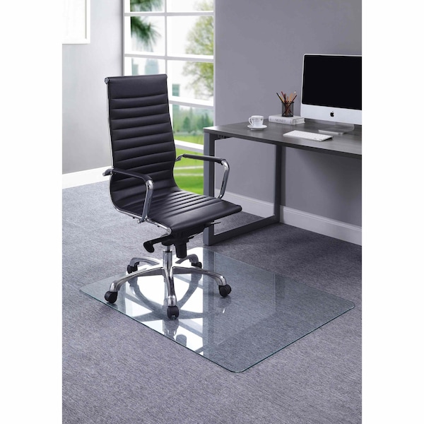 Lorell Tempered Glass Chairmat, 36" L x 46" W - 82833