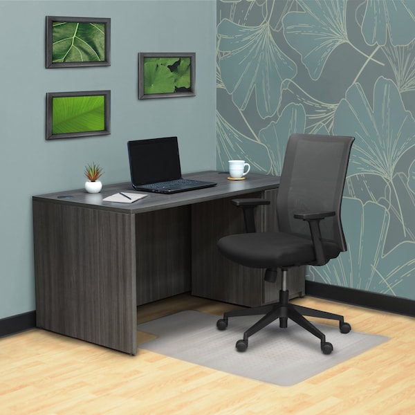 Regency Regency Gripper Office Chair Mat for hardwood floor with lip, Thick 2.2mm, 36 x 48 inch - Clear - CMH3648CL