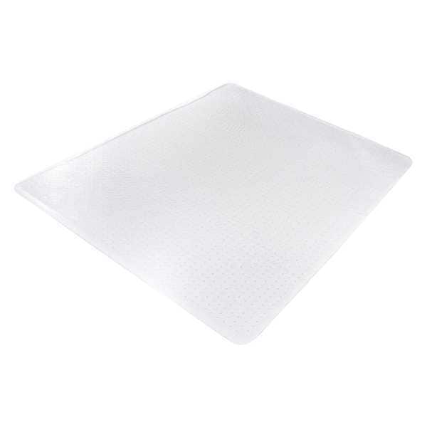 Aleco Chair Mat 43"x53", Traditional Lip Shape, Clear, for Carpet - 122183