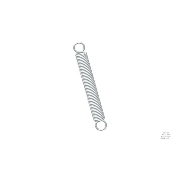 Approved Vendor Extension Spring, O=1.000, L= 8.00, W= .135 - G409968373