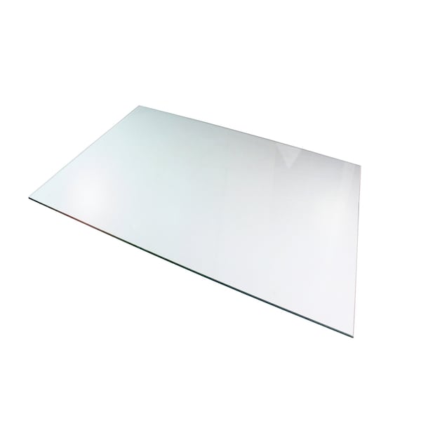 Floortex Glaciermat Heavy Duty Glass Chair Mat for Hard Floors & Carpets - 36" x 42" - FC123642EG