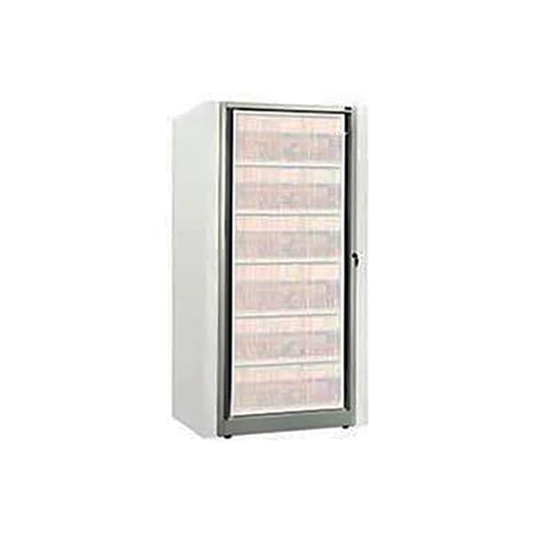 Datum Filing Systems Rotary File Cabinet Components, Base Starter Unit, Letter, 8-High, Bone White - XSLT-S8E-T15
