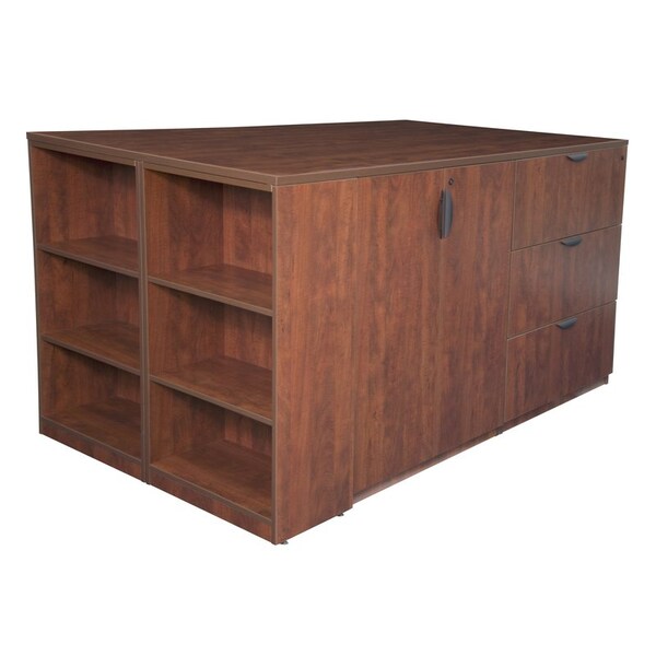 Legacy StandUp LatFileStorage Cab Quad, Bookcase, Cherry, Letter/Legal - LSLF3SC8546CH