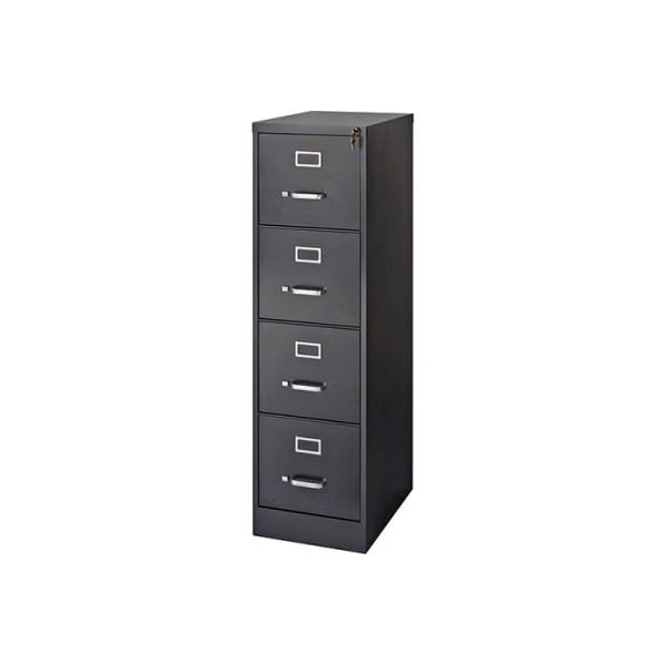 Sp Richards Lorell 4-Drawer Commercial-Grade Vertical File Cabinet, 15W x 22D x 52H, Black - LLR42294