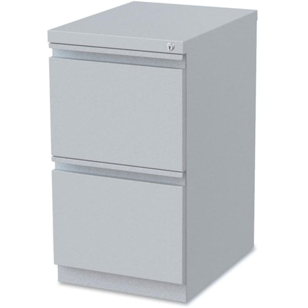 Lorell 27.8 x 15 x 20 in. Pedestal Mobile File - Platinum - LLR79136