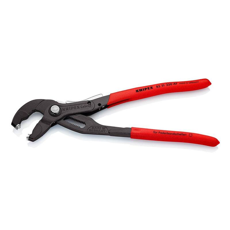 KNIPEX 10 in. Locking Hose Clamp Pliers for Quick Clamps - 85 51 250 AFSBA
