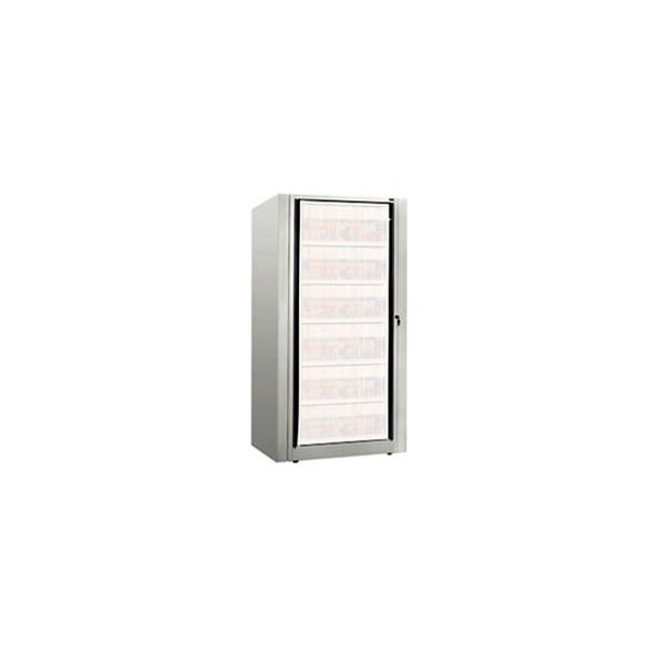 Datum Filing Systems Rotary File Cabinet Components, Base Starter Unit, Legal, 6-High, Light Gray - XSLG-S6E-T47