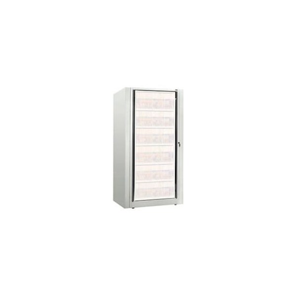 Datum Filing Systems Rotary File Cabinet Components, Base Starter Unit, Letter, 6-High, Bone White - XSLT-S6E-T15