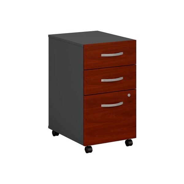 Bush Ind Bush Furniture Three Drawer File Cabinet Assembled - Hansen Cherry - Series C - WC24453SU